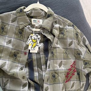 NWT Grateful Dead Plaid Shirt